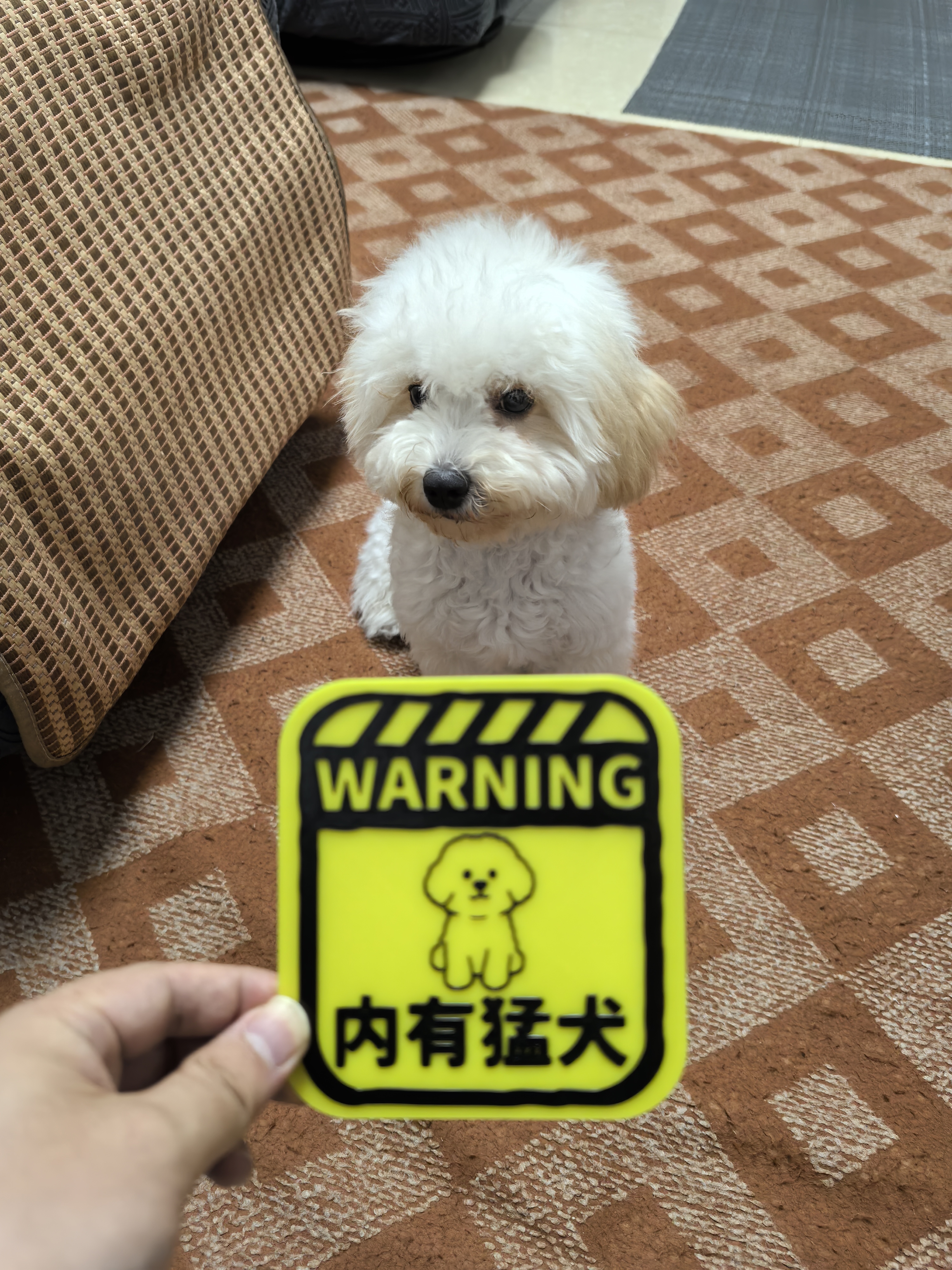 Beware of Dog sign - Free 3D Print Model - MakerWorld
