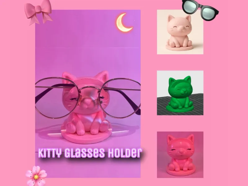 Kitty Glasses Holder