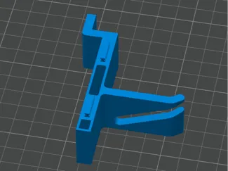 Snap Together Slat Wall Wrench Holder