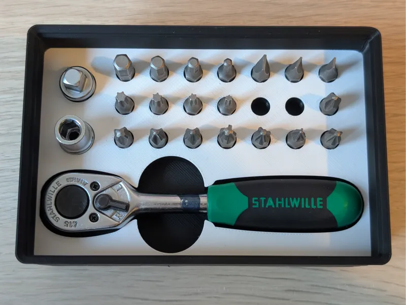 1/4″ Ratchet (Stahlwille 415) 3x2 Gridfinity