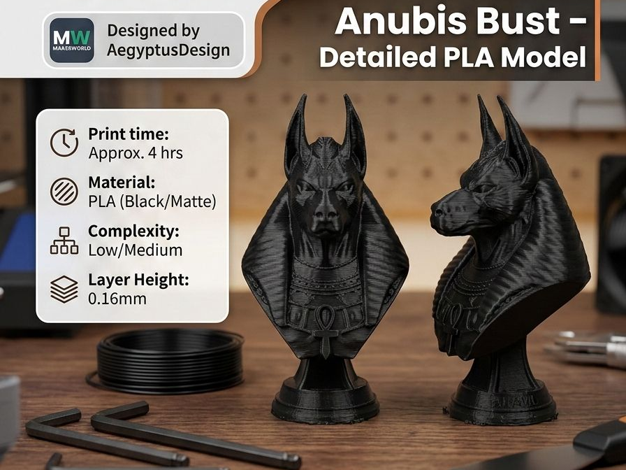 Anubis the Jackal - High-Detail Bust