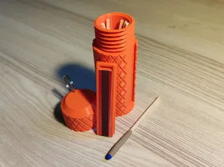 Waterproof storm matches box 