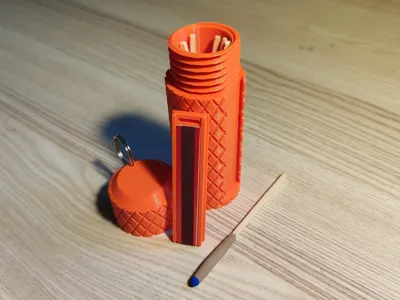 Waterproof storm matches box 