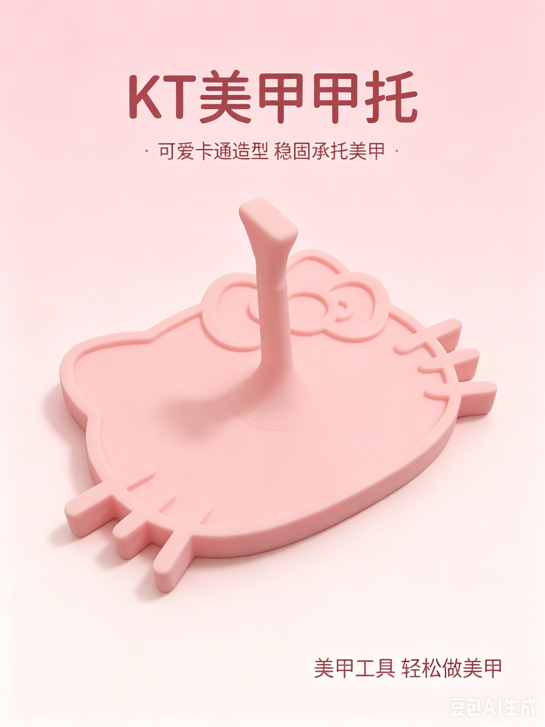 Miniatura 1 do modelo 3D KT美甲指托/甲托