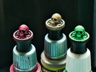 Army Painter Vallejo paints Color Swatch Cap Skull