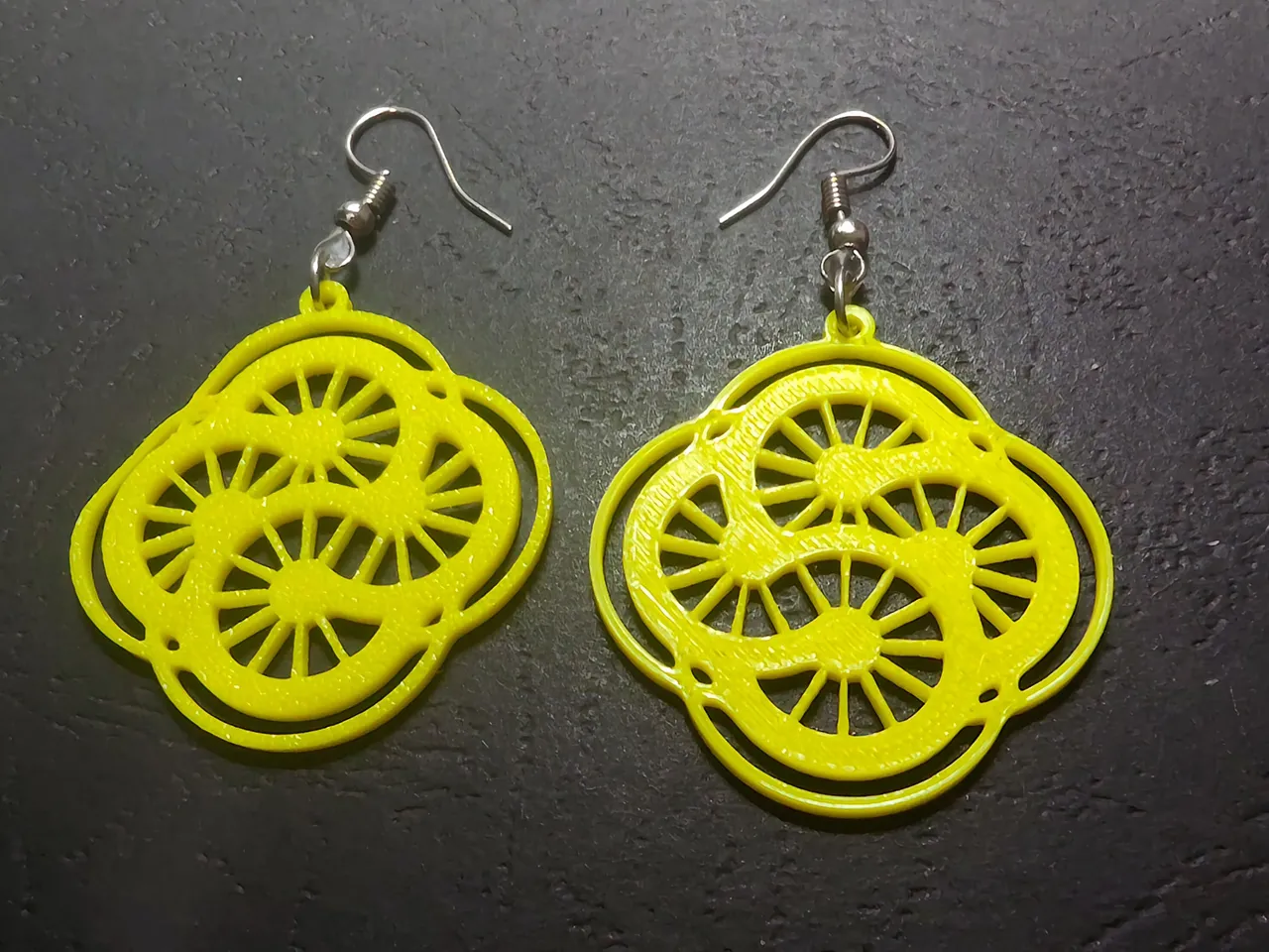 Chrono Bloom Earrings view 2