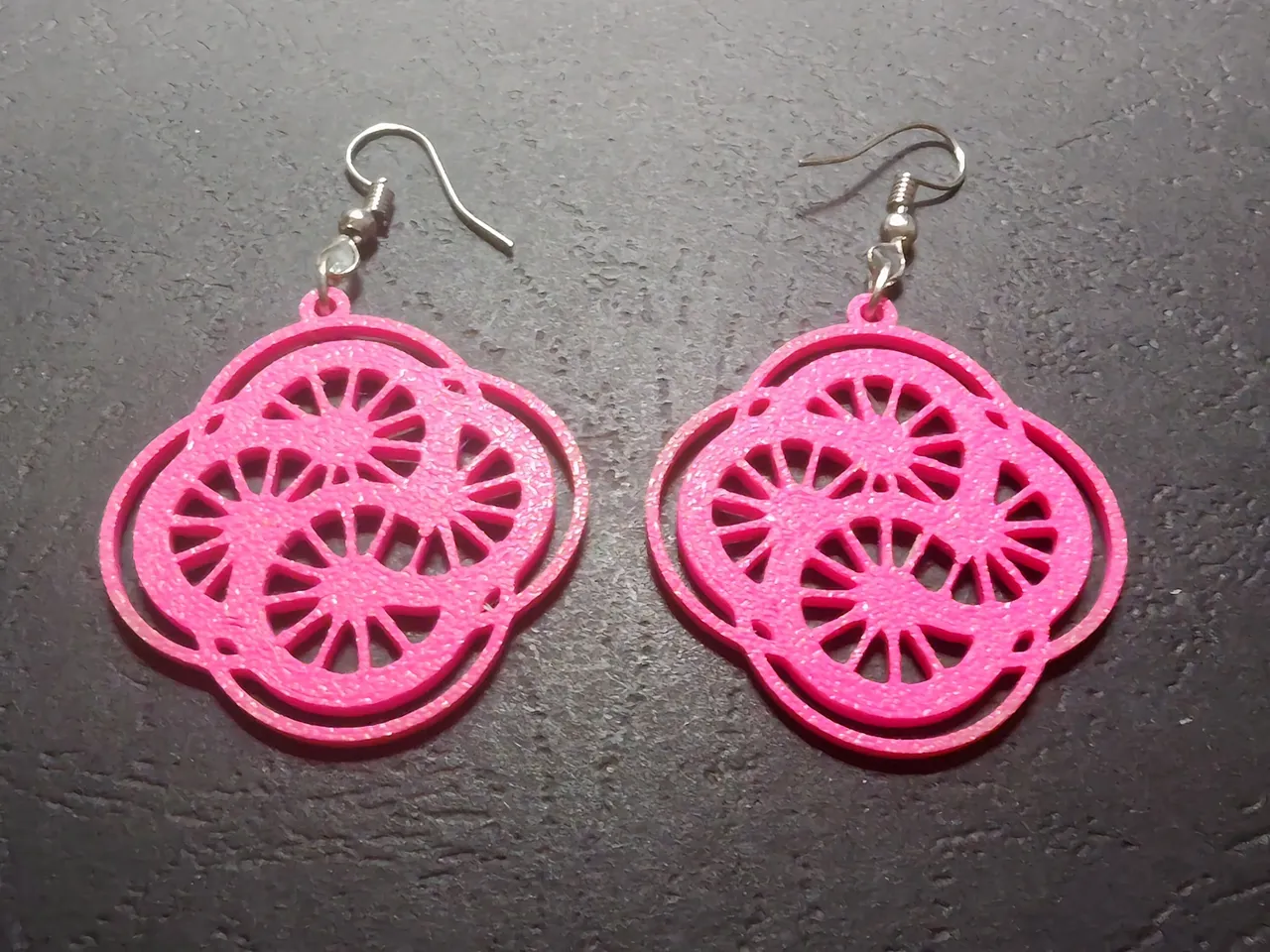 Chrono Bloom Earrings view 3
