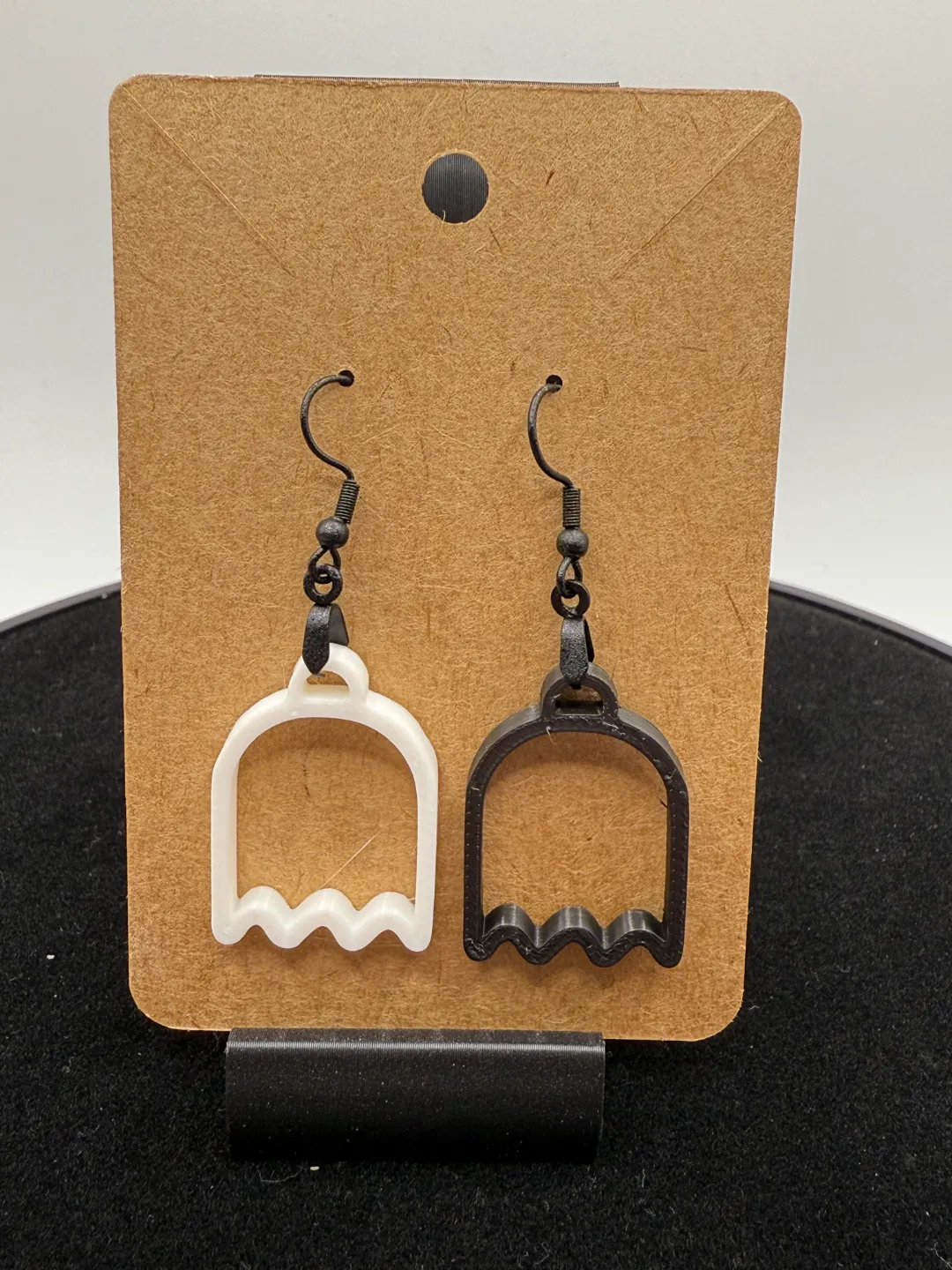 Pac Man Ghost Earrings view 2