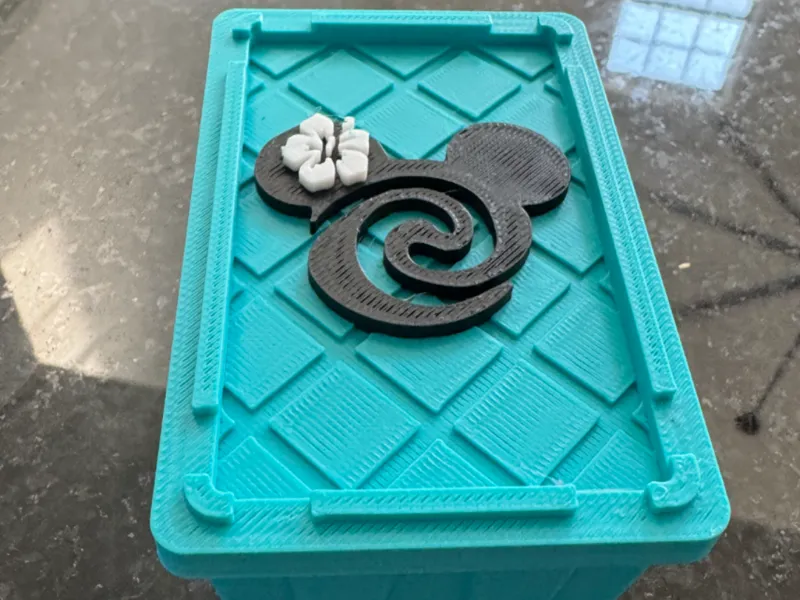 Cute Seafaring Mini Tote Lid