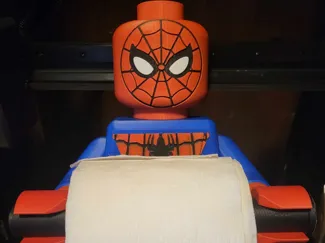 LEGO_Spiderman Toilet Paper Holder