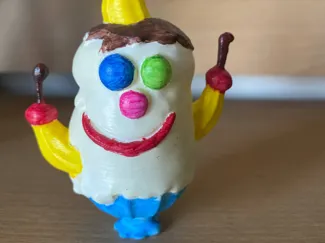 Goofy goober ice cream model/ figure