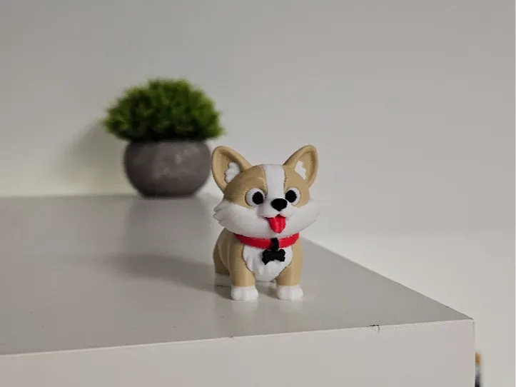 Mini Corgi - Multi color figurine pet