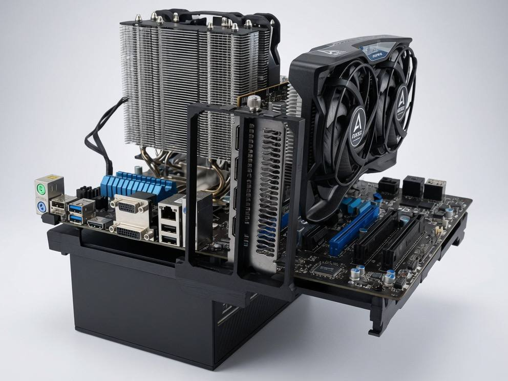 TEST BENCH ATX-EATX-MATX-ITX 150x150mm-162x151m