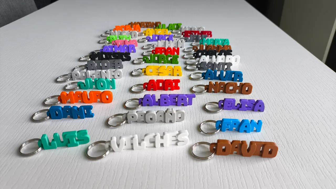 Llavero con nombre personalizado. view 2