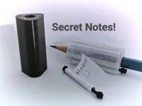 Poignée de crayon avec fentes à notes cachées — photo 1