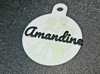 Wedding wine glass tag name