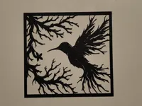 Décoration murale arbre et oiseaux — photo 1