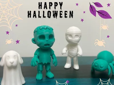 Halloween Toy Collectible Minis Line Up 