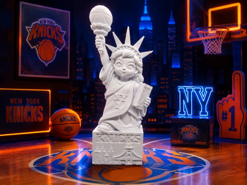 New York Knicks Liberty – Fan Art 3D Statue