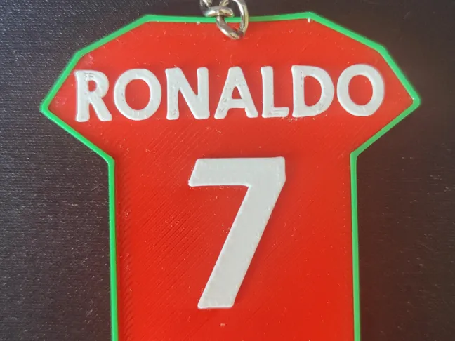 Portugal CR7 Jersey Keychain