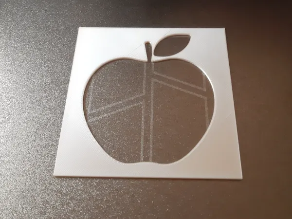 Pochoir pomme