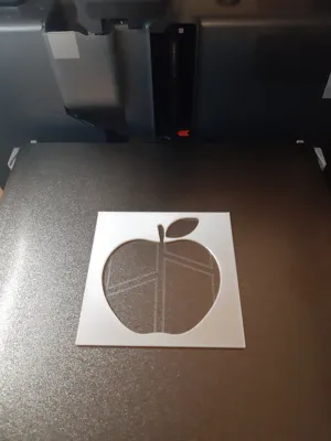 apple stencil by Games and Songs MakerWorld: Download Free 3D Models