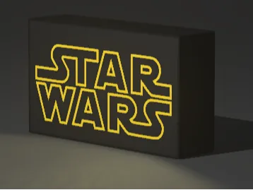 Star Wars Light Box