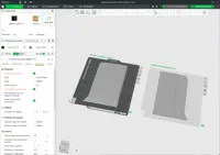 PETG en 2 parties 0.2mm layer, 2 walls, 15% infill