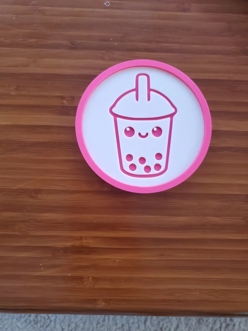 Boba Tea Coaster - Free 3D Print Model - MakerWorld