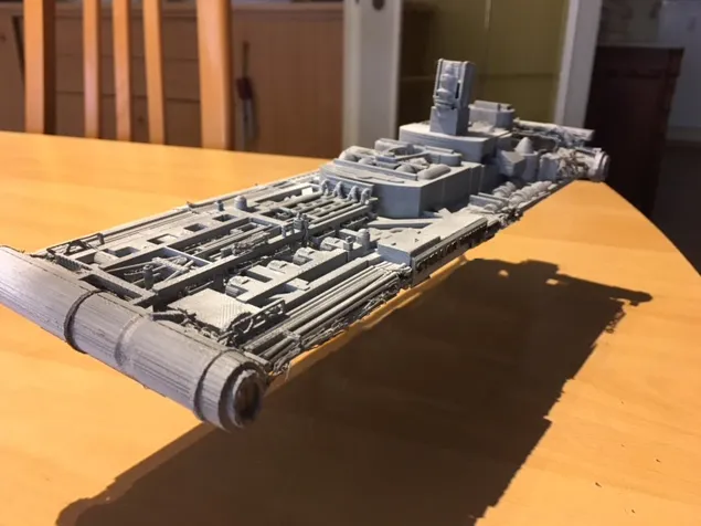 Stellar mining ship from Galactica ragtag fleet 