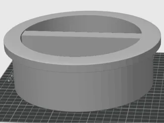 separated dog bowl
