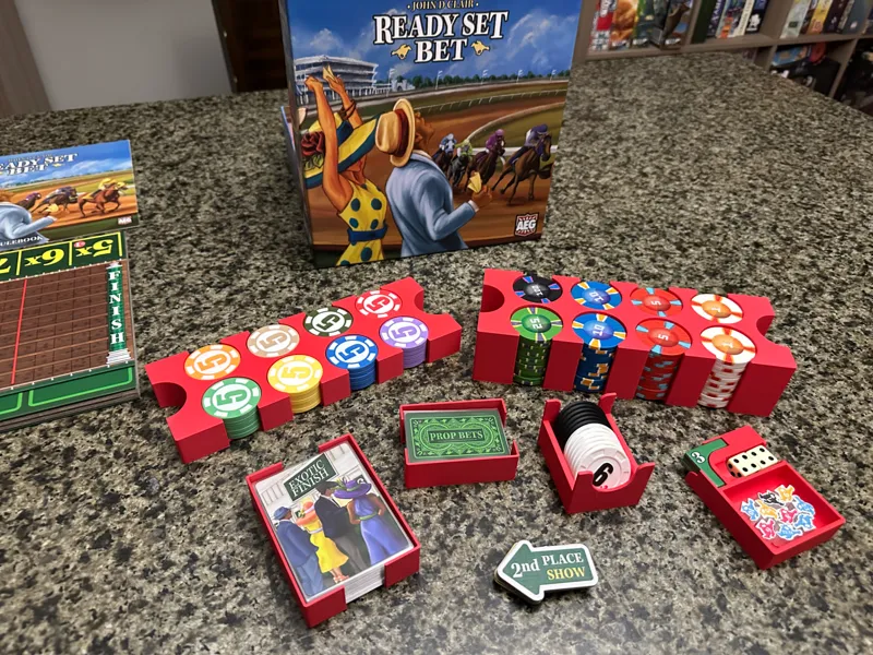 Ready Set Bet Insert for Poker Chips