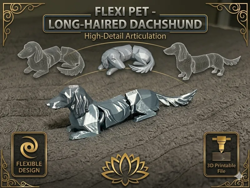 Flexi Pet - Long-haired Dachshund