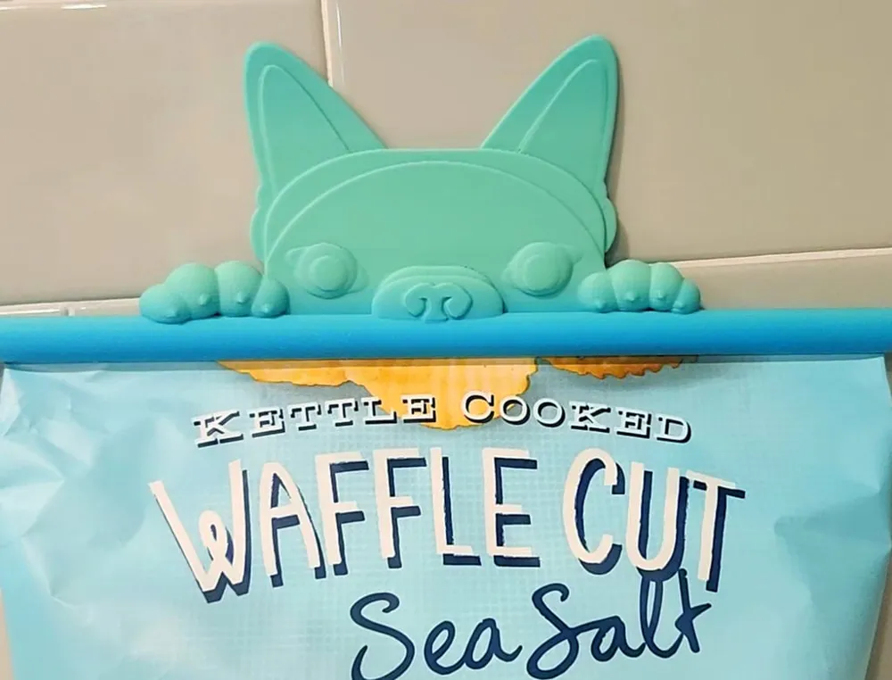 Peeking Puppy Chip Clips (profile for cat version) - Free 3D Print ...