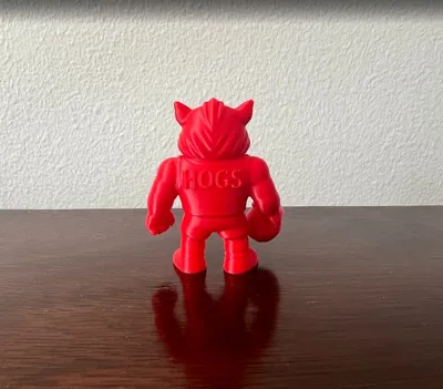 Arkansas Razorback Basketball Player - Free 3D Print Model - MakerWorld