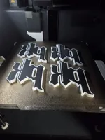 0.2mm layer, 2 walls, 15% gyroid infill, border is 4 walls