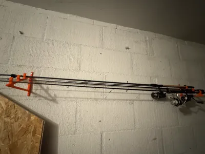 Rod Holder for Wall