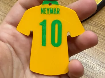 Neymar 10 Keychain - Brazilian National Team