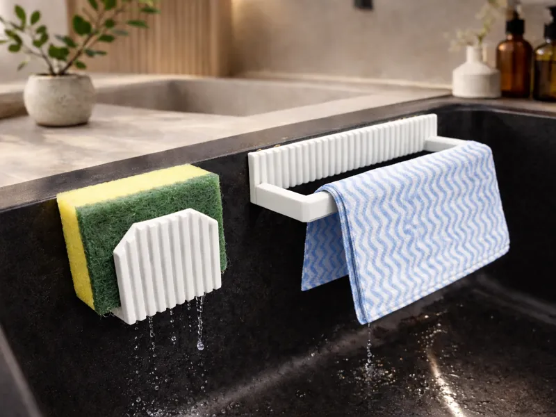 Japandi Space-Saving Sink Organizer