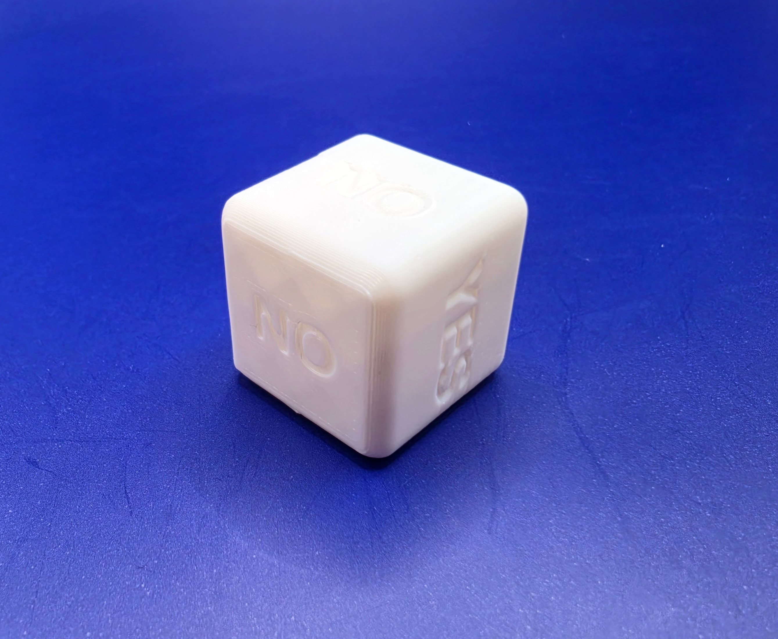 Miniatura 2 do modelo 3D Two‑Option Decision Dice – Parametric