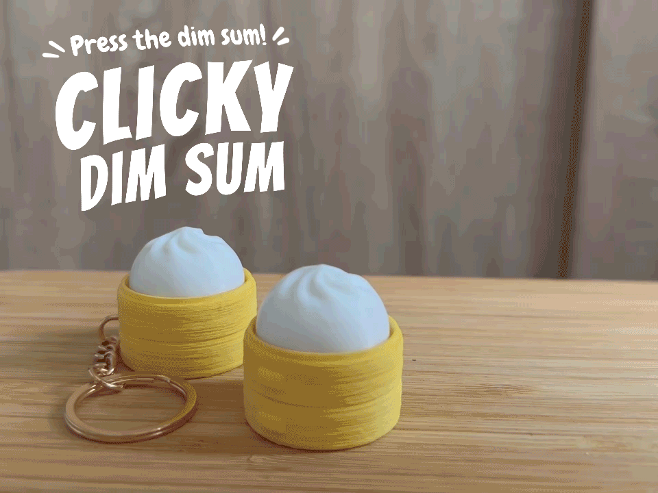 Clicky Dim Sum – steamed stuffed bun Fidget Toy