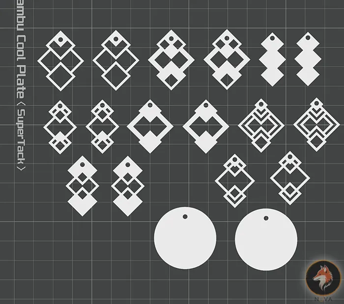 Boucles d’oreilles "Trilosanges" view 2
