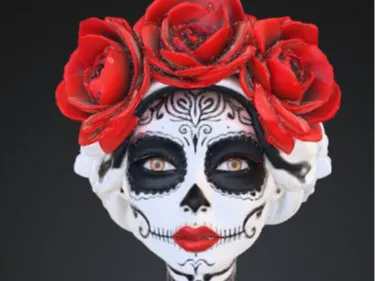 Dia de los Muertos Büste