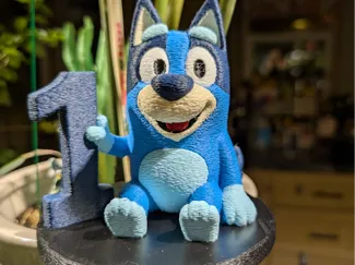Bluey cake topper