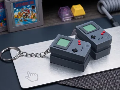 GameBoy Clicker Keychain