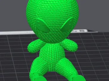 Articulated Crochet Alien