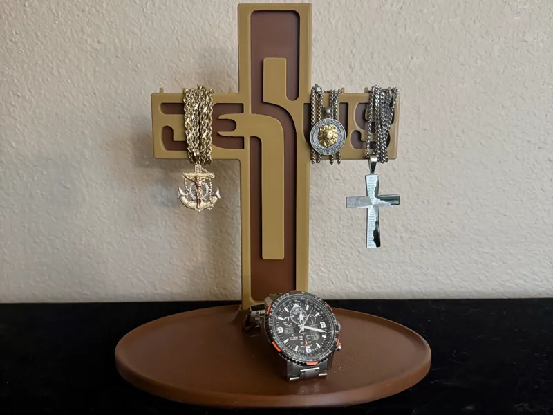 Cross Jewelry Holder/Tray