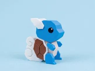 Geometric Pokemon #0008 - Wartortle