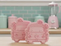 Emporte-pièce Combi Volkswagen kawaii — photo 1