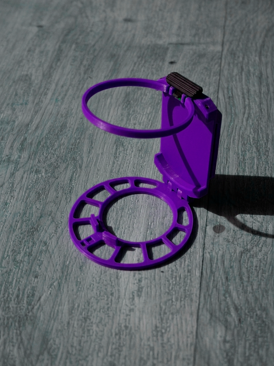 Miniatura 4 do modelo 3D Foldable belt drink holder